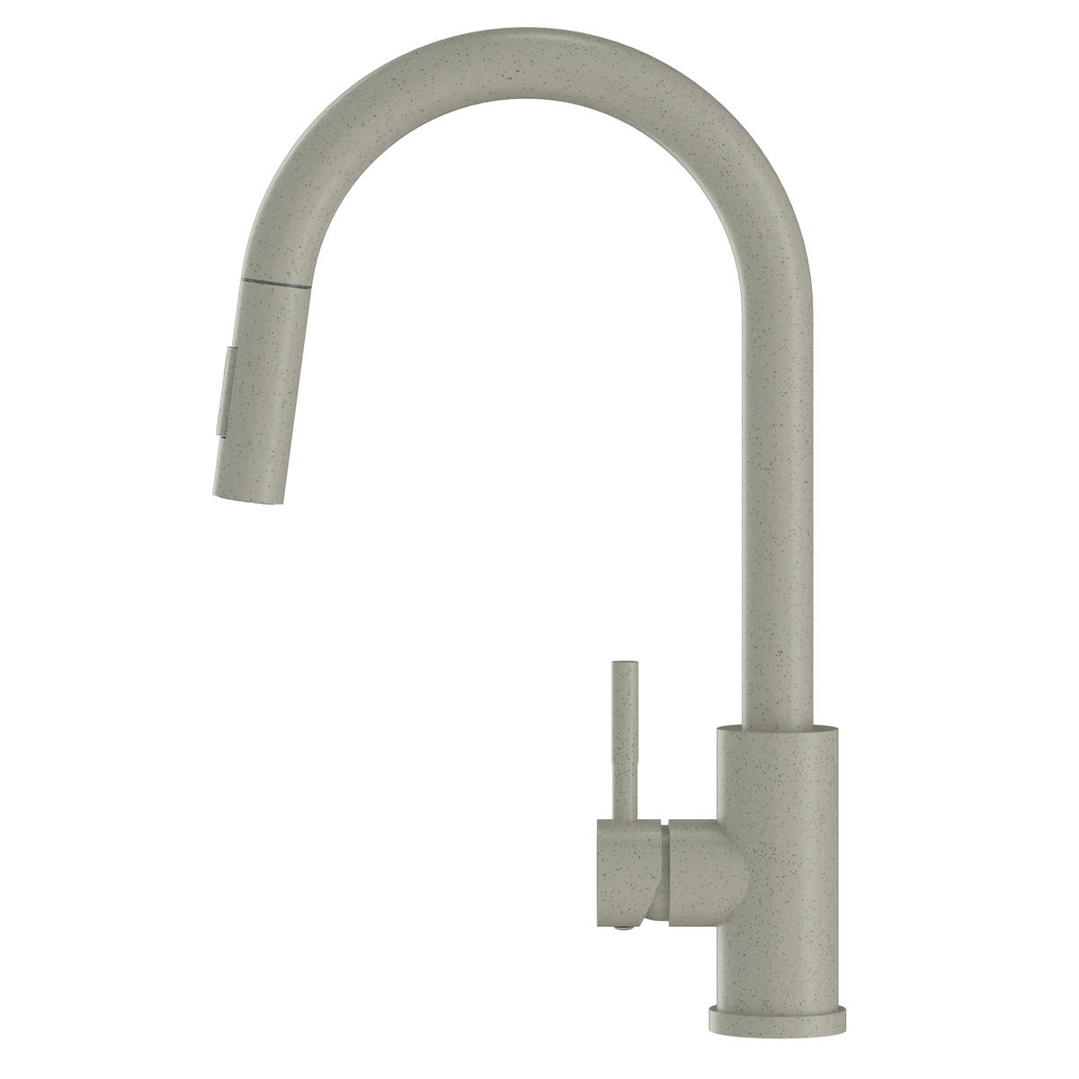 SPÜLBECKEN Best mit Batterie, Siphon - Beige, Kunststoff/Stein (50/40/18cm) - Granitan