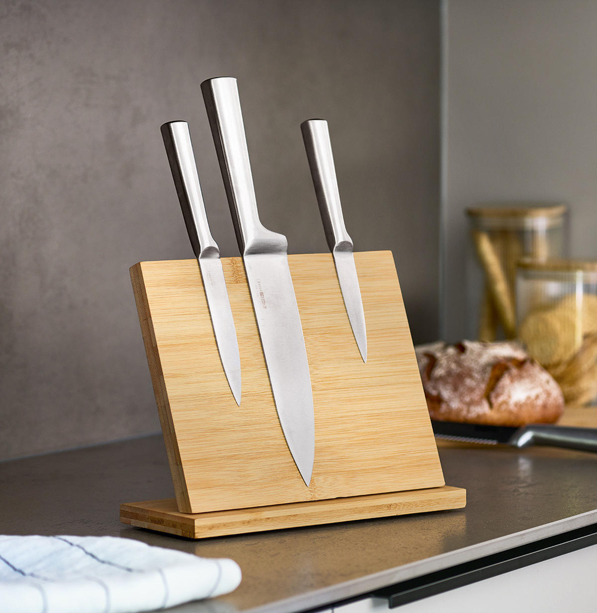 MESSERHALTER Magnetisch Cavo - Braun, Naturmaterialien (10/20.3/27cm) - ZELLER