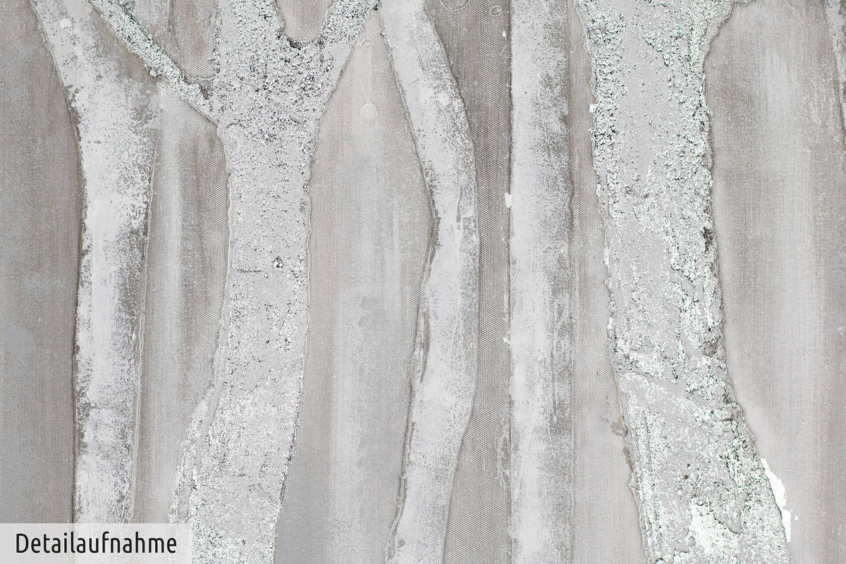 ACRYLBILD HANDGEMALT 120/60 cm - Grau, Holz/Textil (120/60cm) - KUNSTLOFT