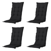 GARTENSTUHLKISSEN Panama 105/50 cm 4er-Set - Schwarz, Textil (50/6/105cm) - Madison