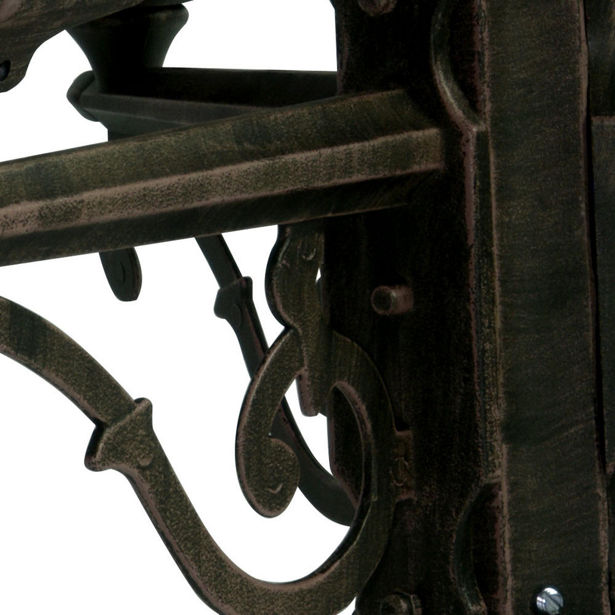 LED AUSSENLEUCHTE Kandelaber Bronze Glas - Bronzefarben, Glas (55/58/220cm)