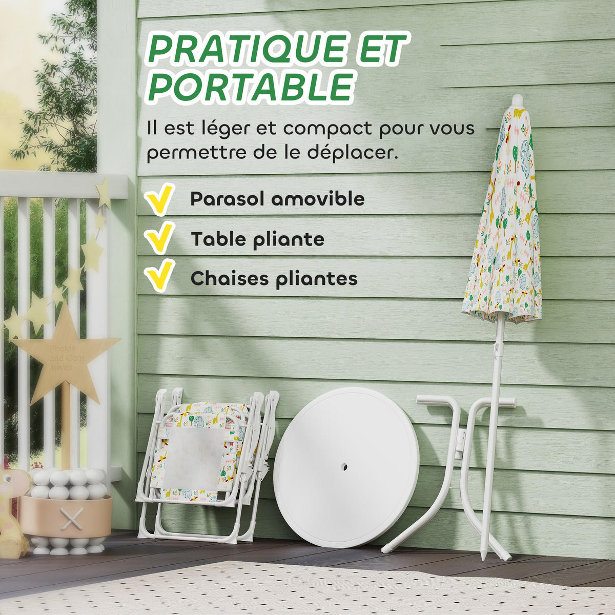 KINDERSITZGRUPPE DE-17526 - Weiß, Metall (49.5/50/49.5cm) - ComfortXL