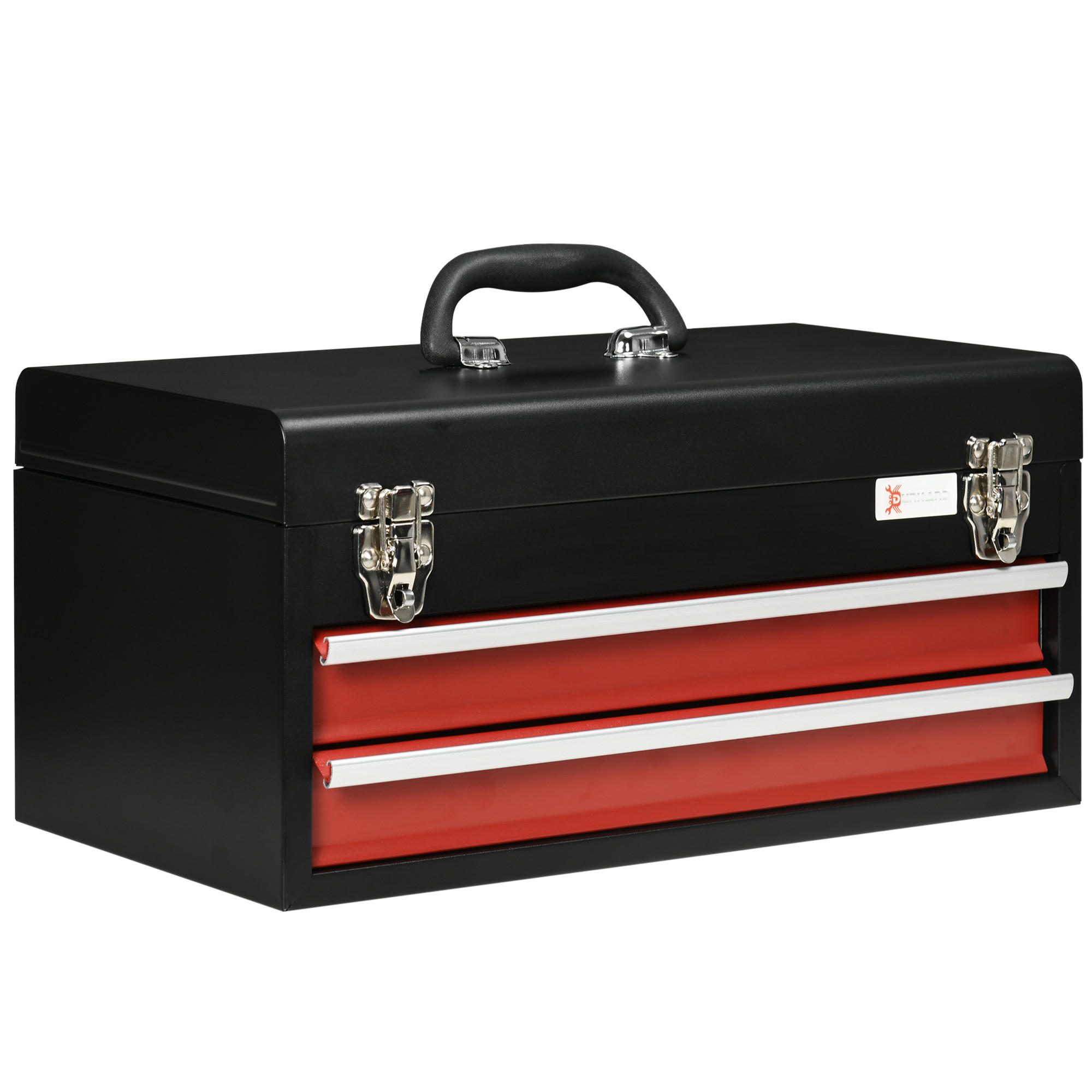 WERKZEUGKOFFER - Rot/Schwarz, Metall (24/22/46cm) - DURHAND