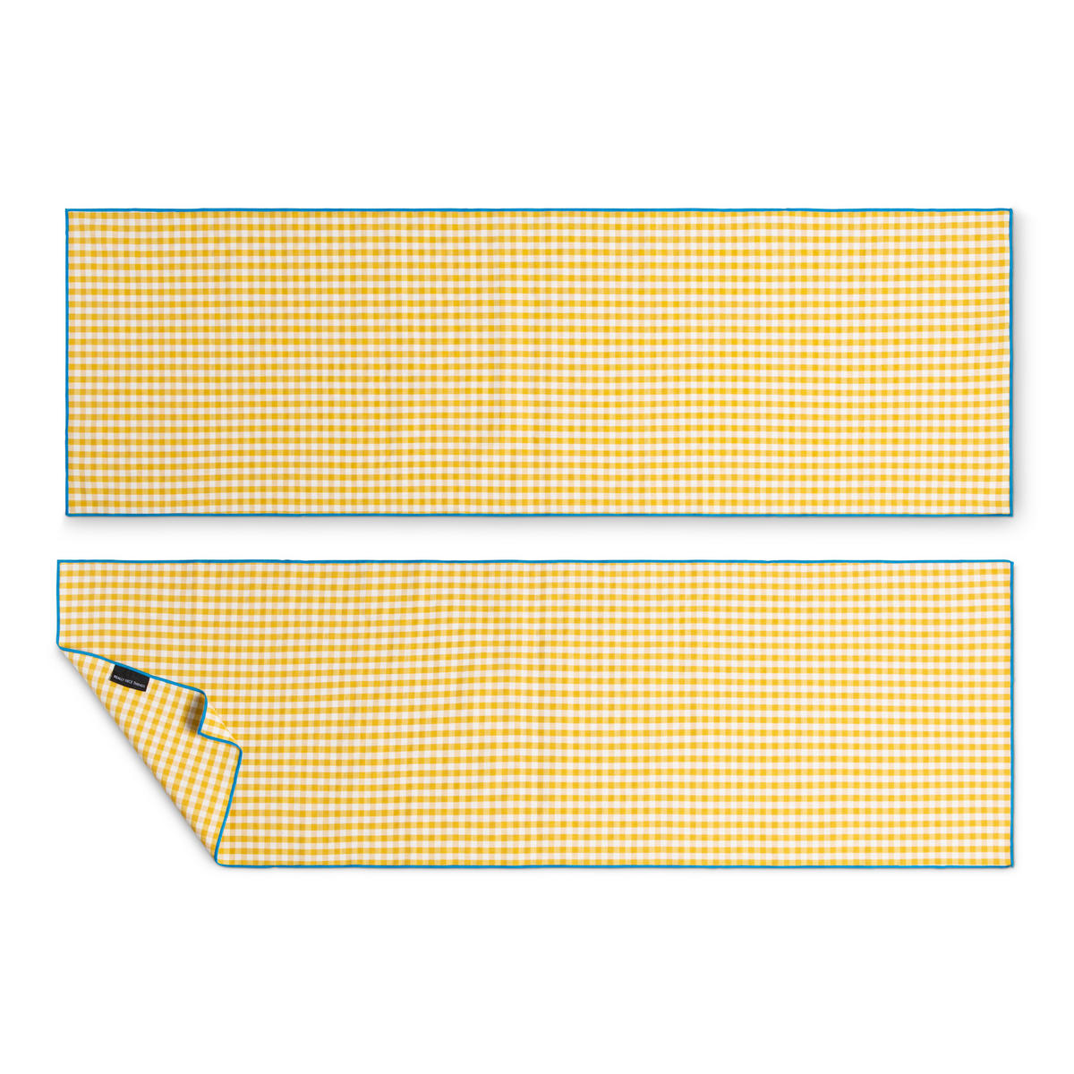 TISCHET 8-teilig, Baumwolle und PES (Polyester), gelb und blau SET FESTON - Gelb, Textil (40/130cm) - RNT By Really Nice Things