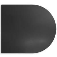 FUNKENSCHUTZPLATTE Grillunterlage Metall Schwarz 80x90 cm - Schwarz, Metall (80/90/0.1cm) - ArtPrintCave