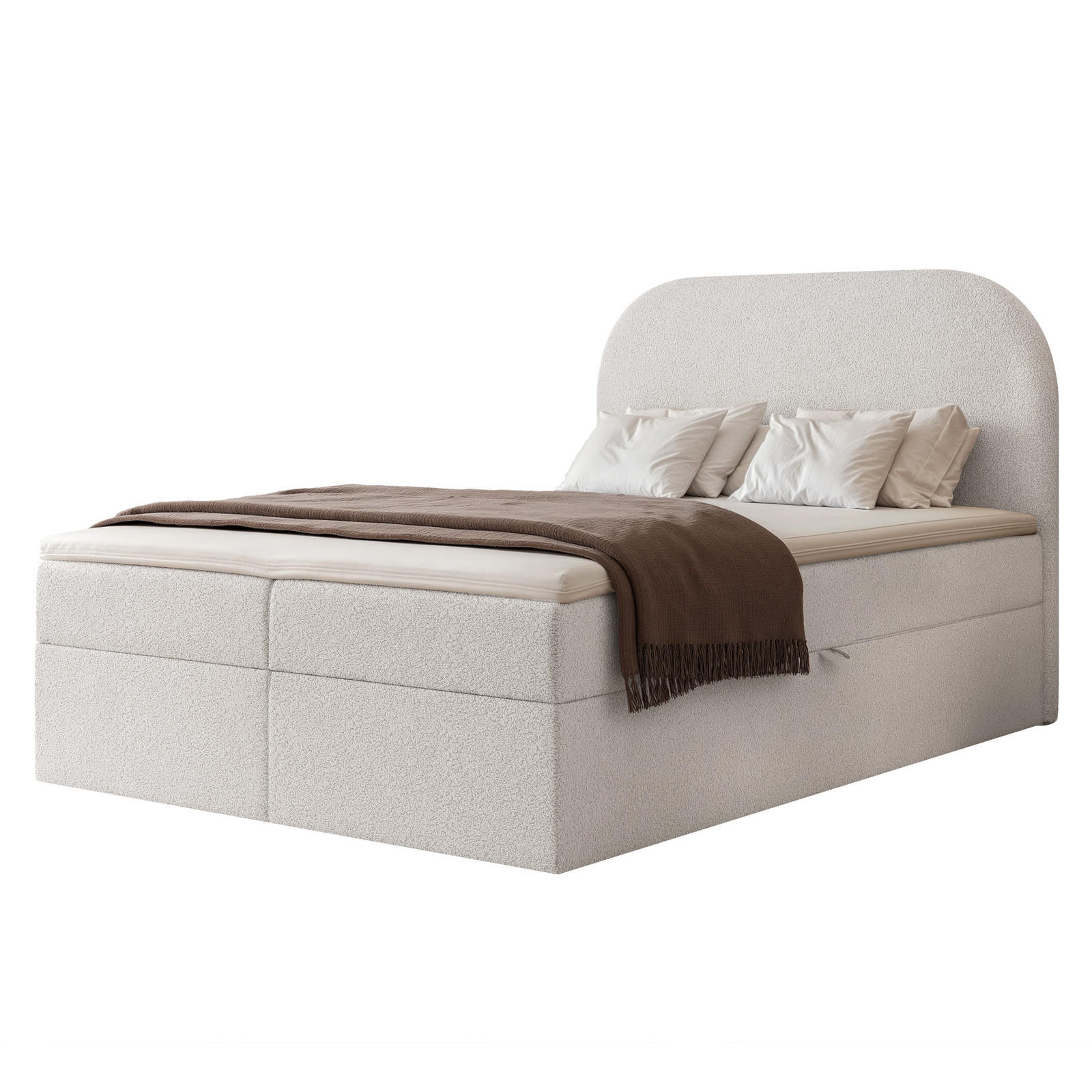 Ravio Boxbett Hellgrau 120x200 cm