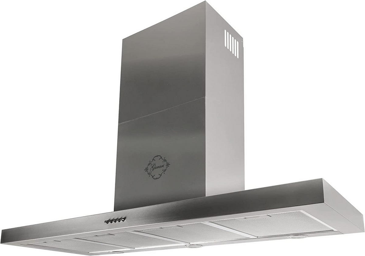 DUNSTABZUGSHAUBE GCH F 118 12 IS N 120 cm Edelstahl - Silberfarben, Metall (120/81/45.7cm) - Gurari
