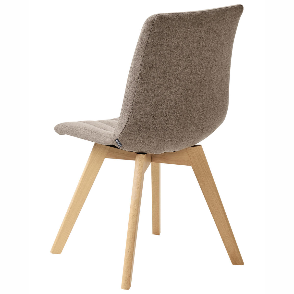 JÍDELNÍ ŽIDLE 2 ks sada Látka Hnědá Calgary - hnědá, textil (48/86/56cm) - Beliani