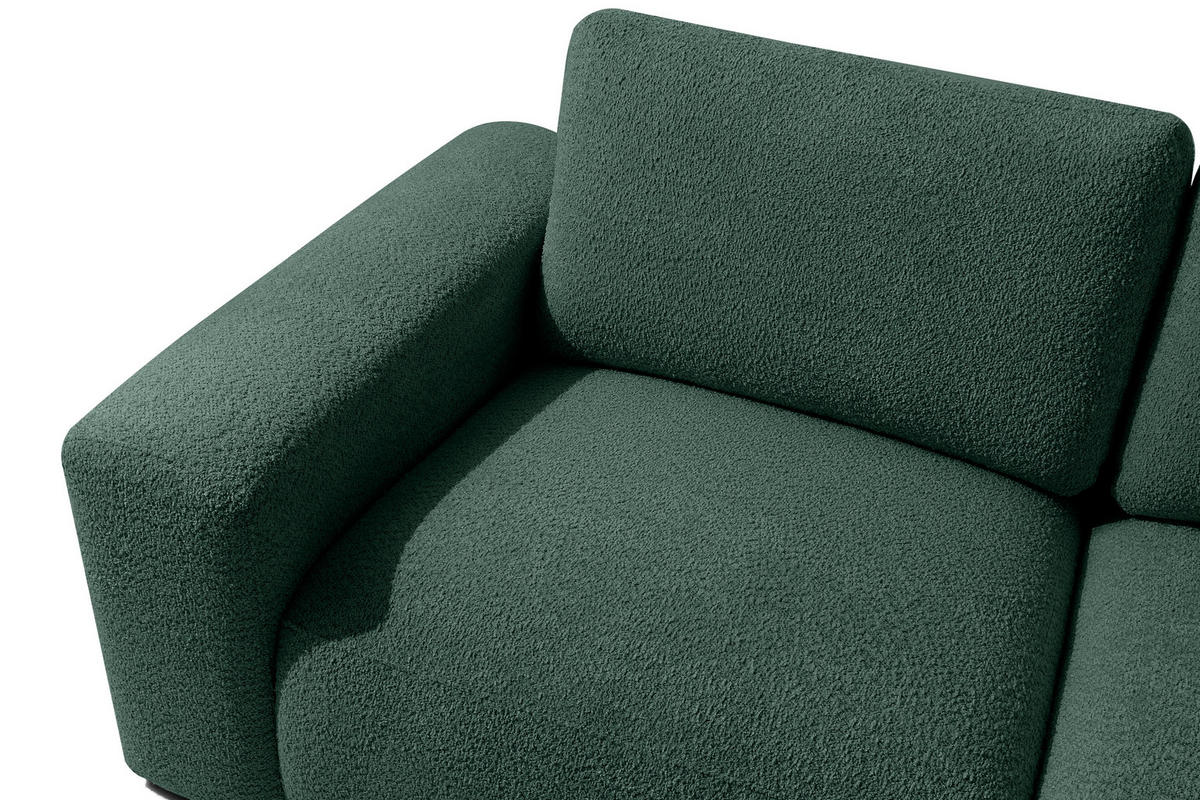 3-SITZER SOFA ZUCCO, Grün - Grün, Holz/Holzwerkstoff (292/85/100cm) - KONSIMO®