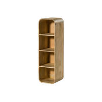 WANDREGAL Mango 35x35x120 natur lackiert VALENCIA #105 - Braun, Holz (35/120/35cm) - Massivmoebel24
