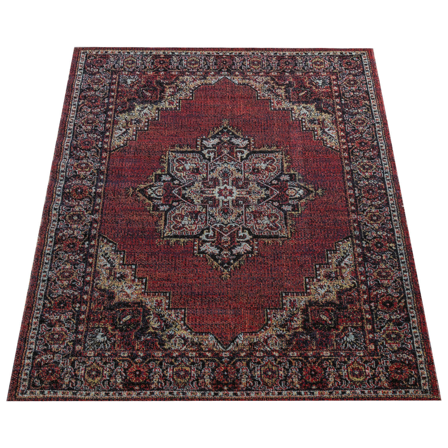 OUTDOORTEPPICH 200/280 cm Artigo 407 - Rot, Textil (200/280cm) - Paco Home