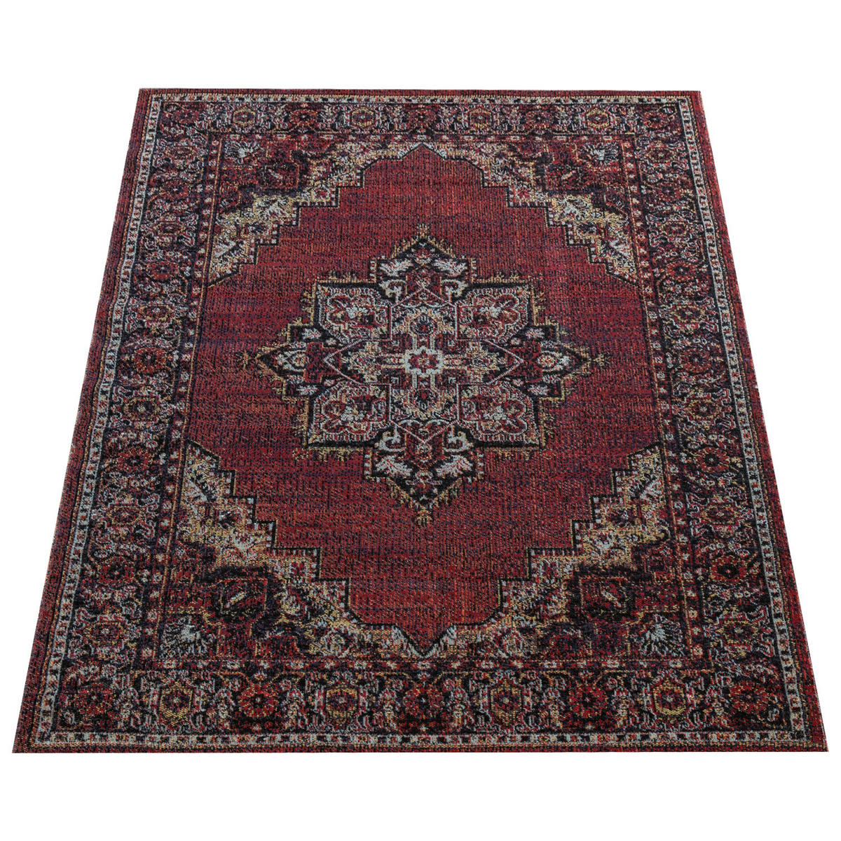 OUTDOORTEPPICH 200/280 cm Artigo 407 - Rot, Textil (200/280cm) - Paco Home