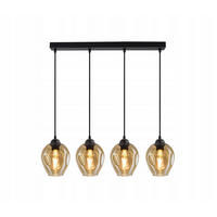 PENDELLEUCHTE Hegel - Transparent/Schwarz, Glas/Metall (15/65/80cm) - kiki design