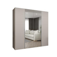 DREHTÜRENSCHRANK 202/200/52 4-türig - Kaschmir, Holz (200/202/52cm) - Abiks Möbel