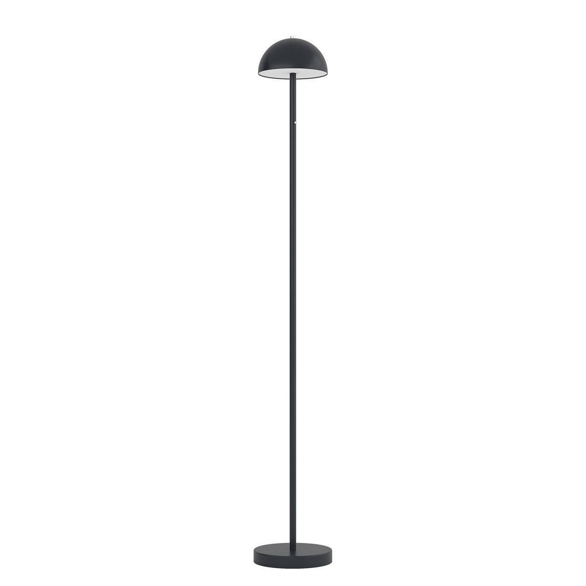 AKKU-STEHLEUCHTE - Dimmbar - Eisen / Kunststoff - Schwarz, Kunststoff/Metall (18/18/120cm) - home24