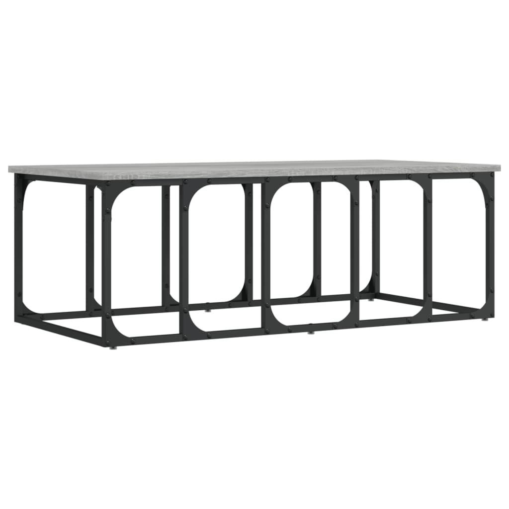 COUCHTISCH Grau Sonoma 100x50x35,5 cm Holzwerkstoff - Grau, Holzwerkstoff (50/100/35.5cm) - furnicato