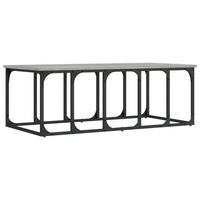 COUCHTISCH Grau Sonoma 100x50x35,5 cm Holzwerkstoff - Grau, Holzwerkstoff (50/100/35.5cm) - furnicato