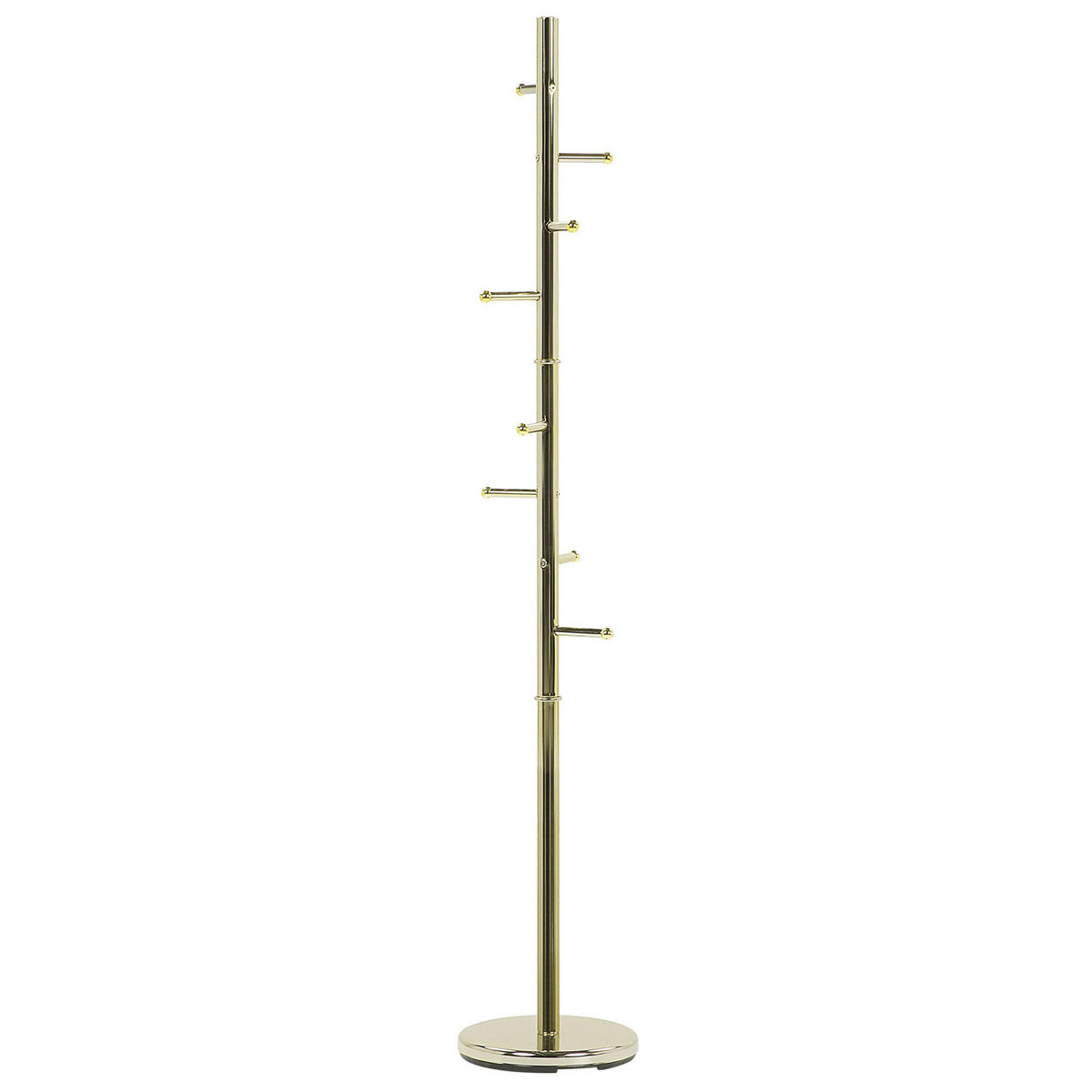 KLEIDERSTÄNDER Metall gold 174 cm Clovis - Goldfarben, Metall (30/174/30cm) - Beliani