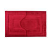 BADTEPPICH Zac Rot 80/50/2 cm Textilien - Rot, Textil (50/80cm) - Mondex