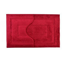 BADTEPPICH Zac Rot 80/50/2 cm Textilien - Rot, Textil (50/80cm) - Mondex
