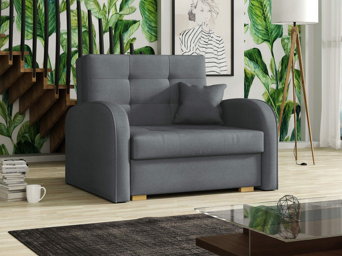 SCHLAFSOFA Viva Gold I - Braun/Grau, Holz/Textil (103/85/98cm) - MIRJAN24