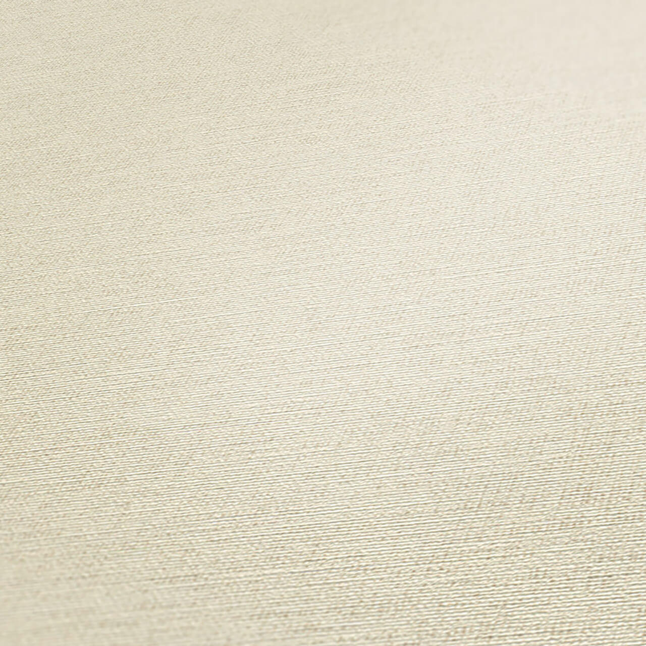 VLIESTAPETE Unis, creme, Textiloptik, A.S. Création 306881 - Beige/Creme, Papier (530/10050cm) - KUNSTLOFT