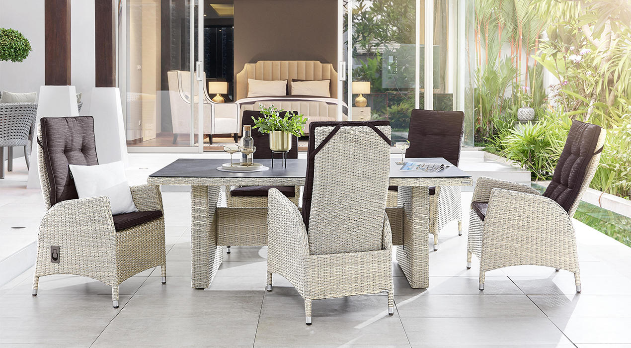 Gartentisch Polyrattan