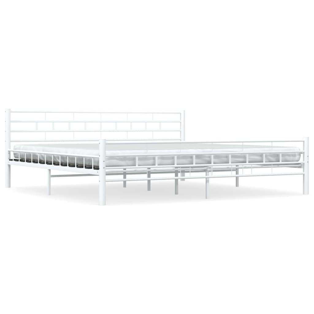 METALLBETT Hood 207/210 cm - Weiß, Metall (200/200cm) - Nettlife