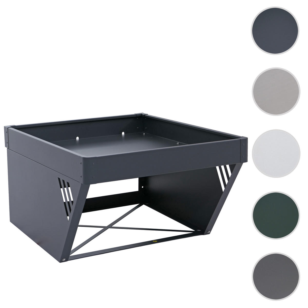 GÁRAŽ PRO KOSÍCÍ ROBOT Anthracit - antracitová, kov (60/39/70cm) - MCW