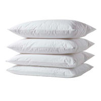 KISSENSCHONER wasserdicht 48/74 cm, 4er-Set mit Reißverschluss - Weiß, Textil (48/74cm) - Homescapes