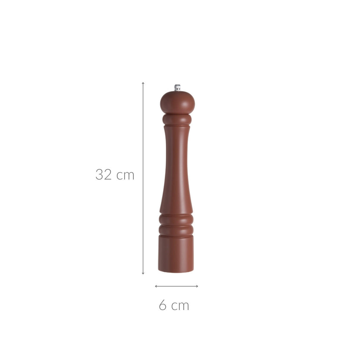 GEWÜRZMÜHLE Holz 32 cm - Braun, Holz (6/31.5/6cm)
