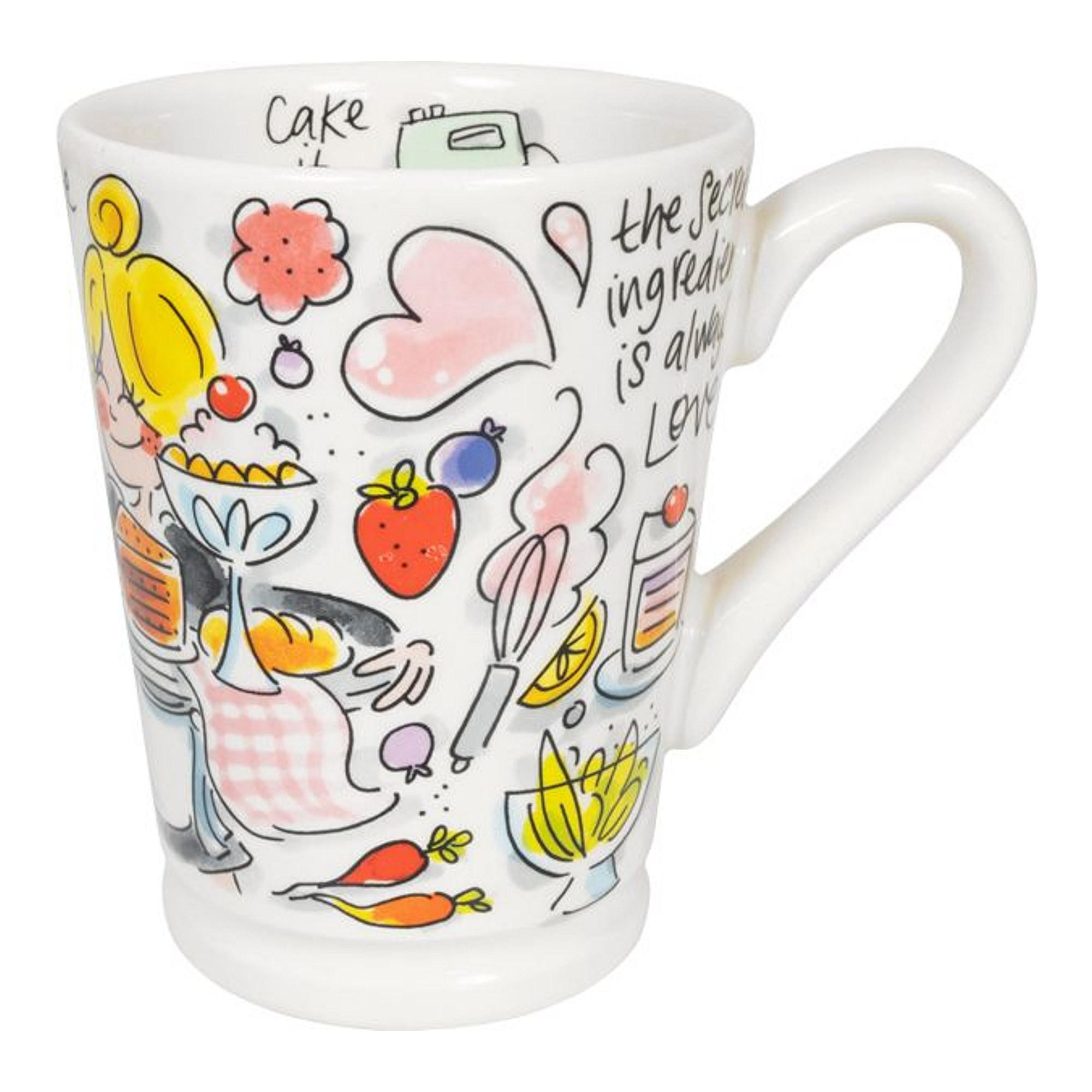 XL-BECHER Königin der Küche in Bunt - 500 ml - Multicolor, Keramik (0.5L) - Blond Amsterdam