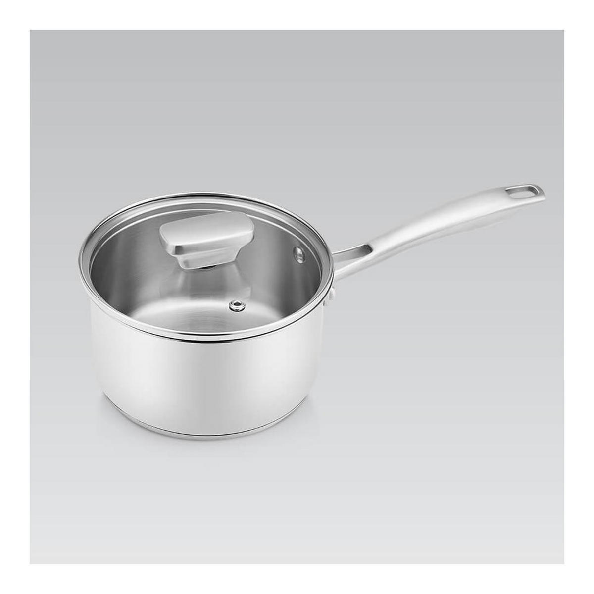 STIELTOPF Silber 33/16/10 cm MR352116S - Silberfarben, Metall (16cm) - Maestro 
