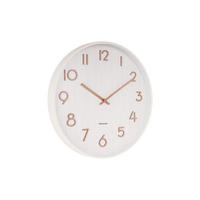 WANDUHR Weiß 4.5/40/40 cm - Weiß, Holz (40/40/4.5cm) - Karlsson