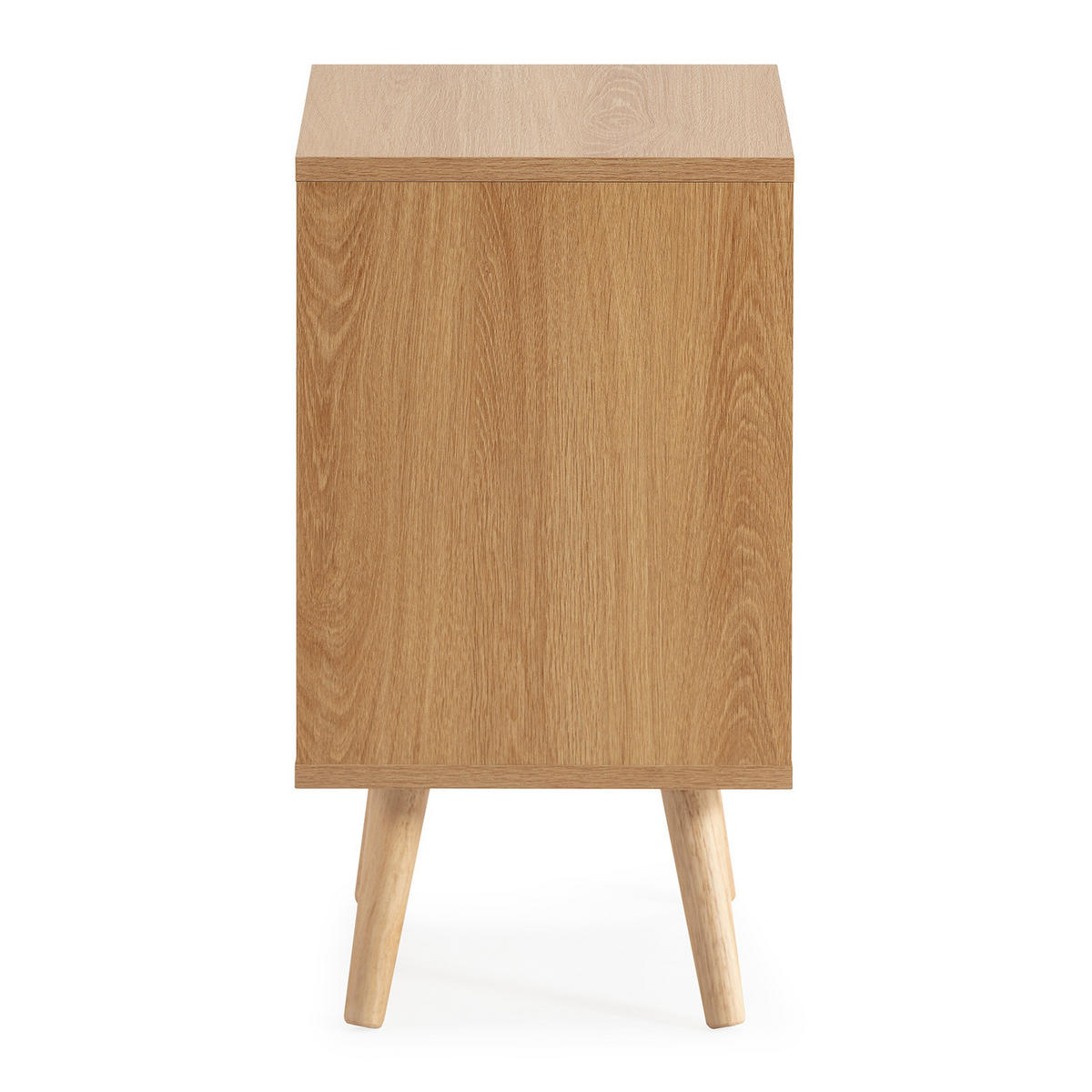 NACHTTISCH Telmo 2 schubladen Eichenfarbe - Honigeiche, Holzwerkstoff (40/55/30cm) - VS Venta-stock