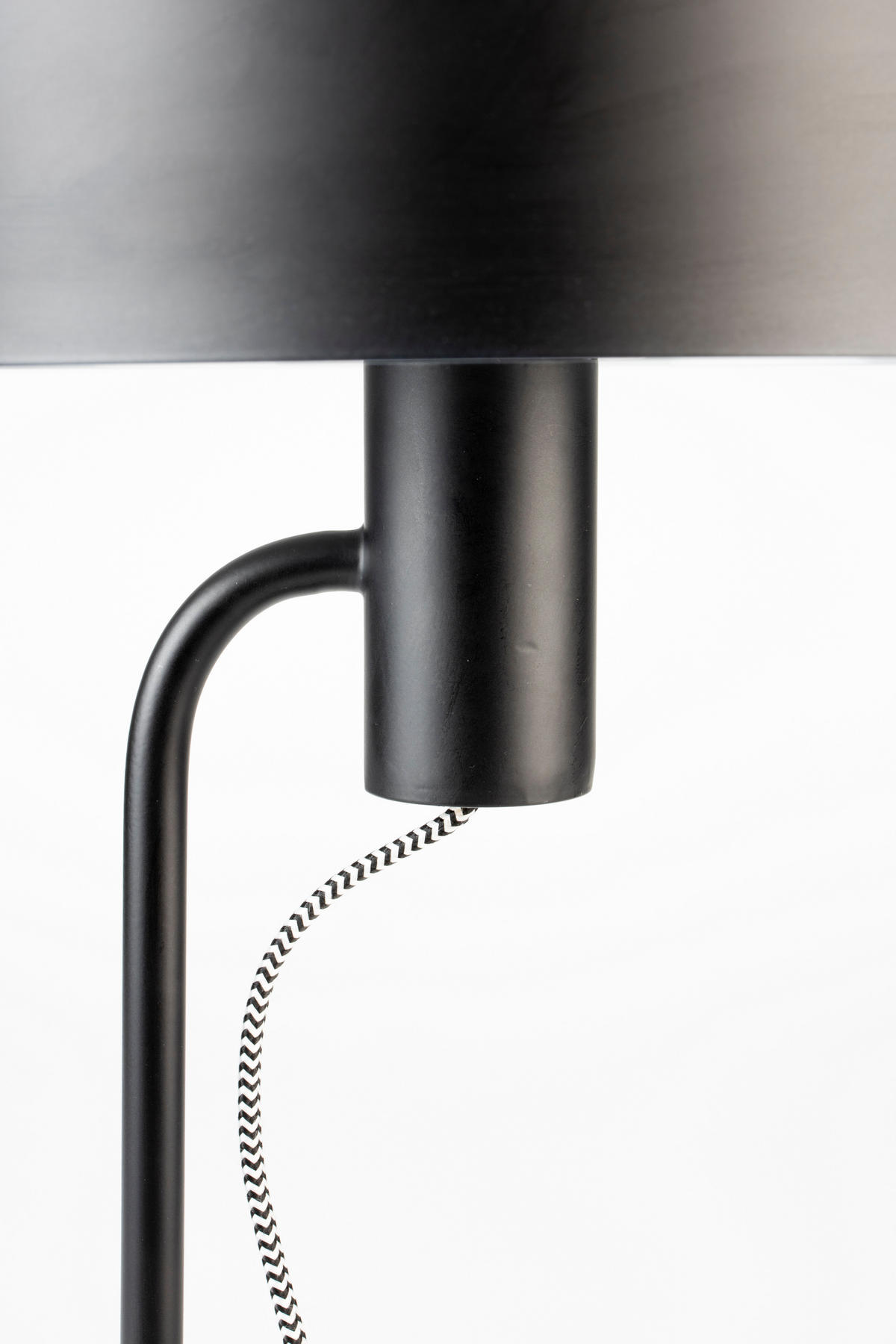 STEHLAMPE Landon - Schwarz - 24/24/135 cm - Schwarz, Metall (24/24/135cm)