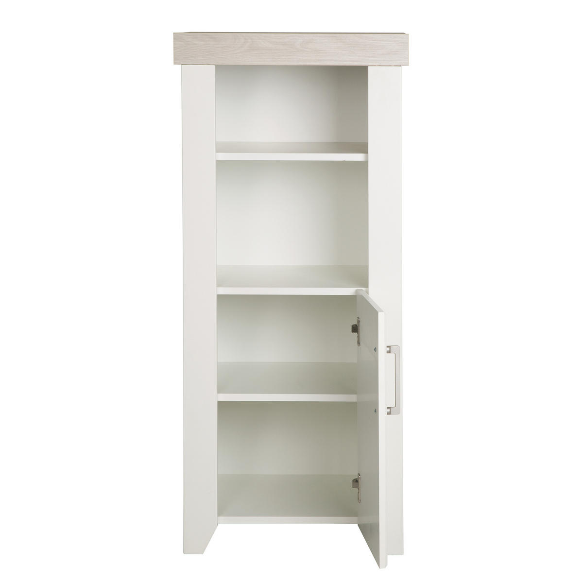 STANDREGAL Felicia - Weiß, Holzwerkstoff (49/115/42cm) - Roba