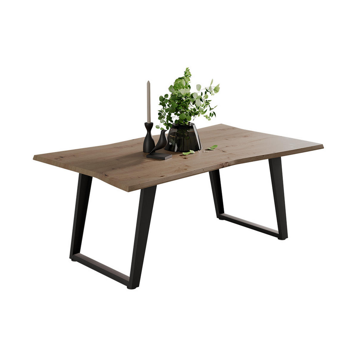 COUCHTISCH Yan Artisan 100 x 60 cm - Hellgrau, Holzwerkstoff (60/100/40cm) - Vicco