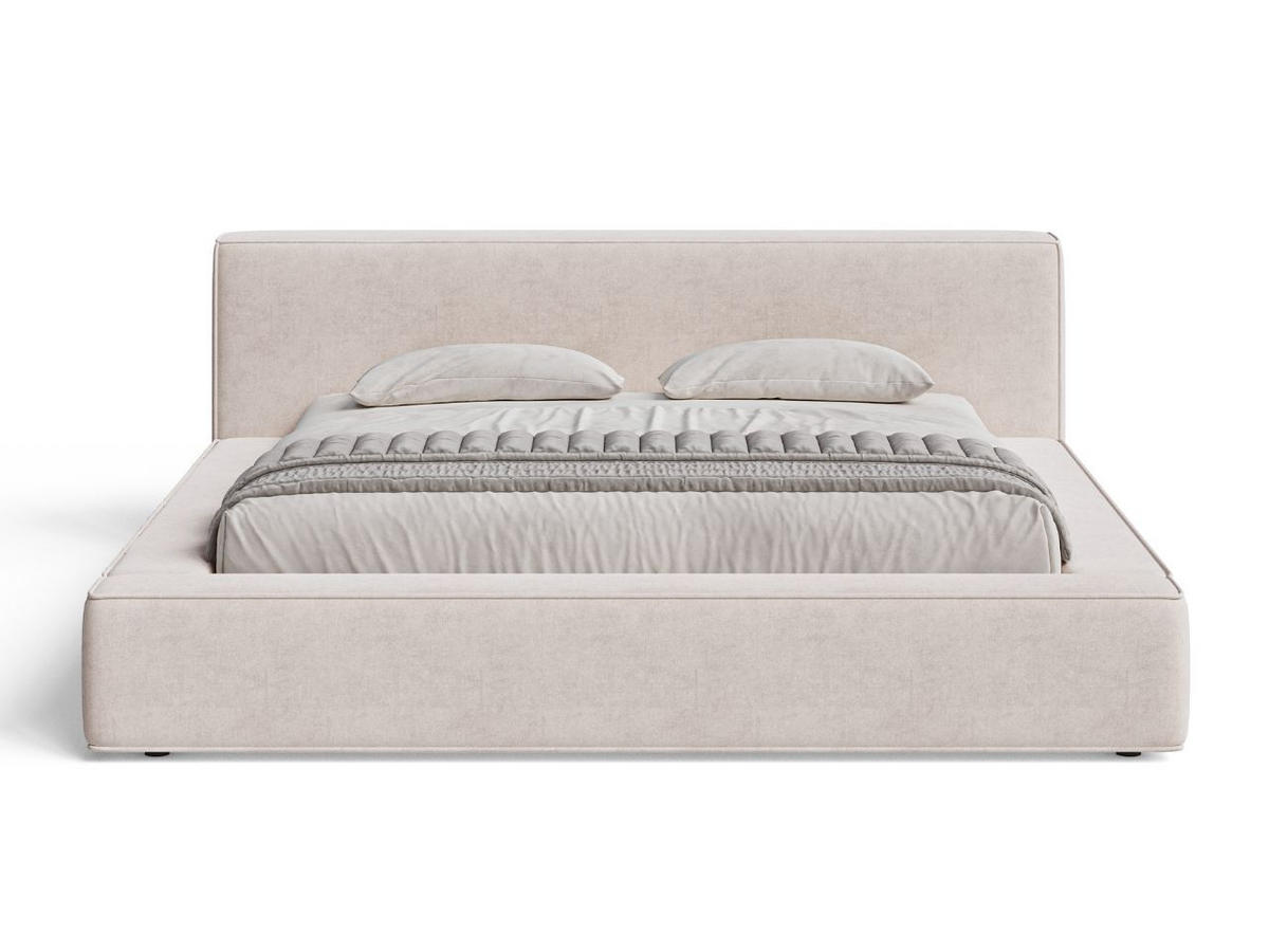 POLSTERBETT Mali 180x200 Beige - Beige, Textil (180/200cm) - Graingold