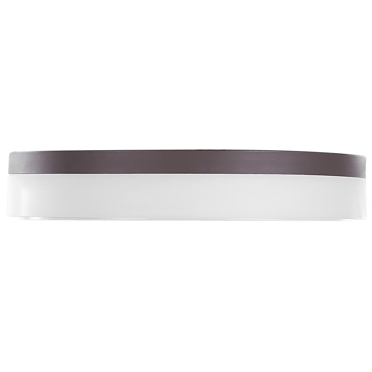 DECKENLEUCHTE Sakae 40/40/7 cm - Weiß, Metall (40/40/7cm) - Beliani