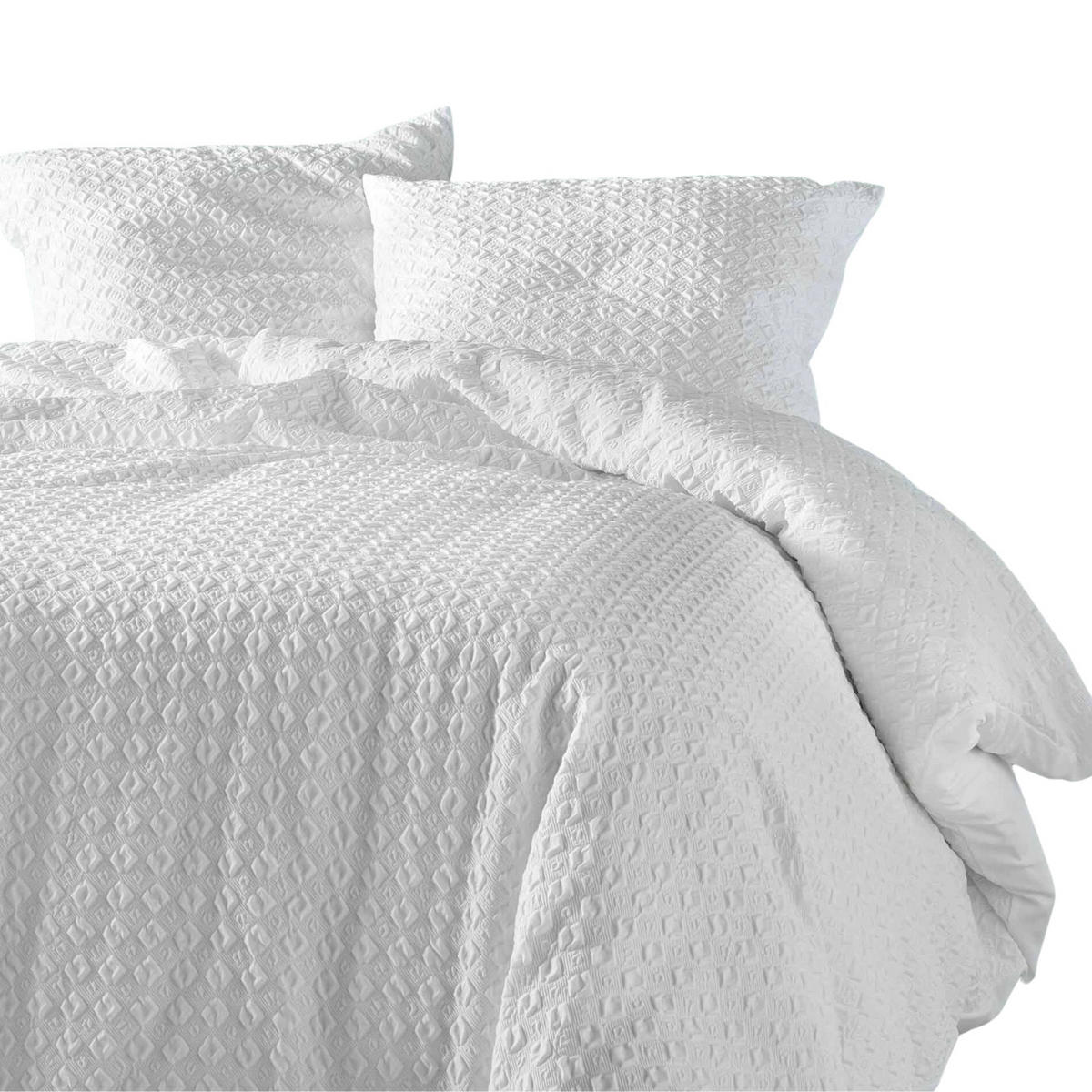 BETTWÄSCHE Litea 240/220 cm - Weiß, Textil (220/240cm) - Douceur d´intérieur