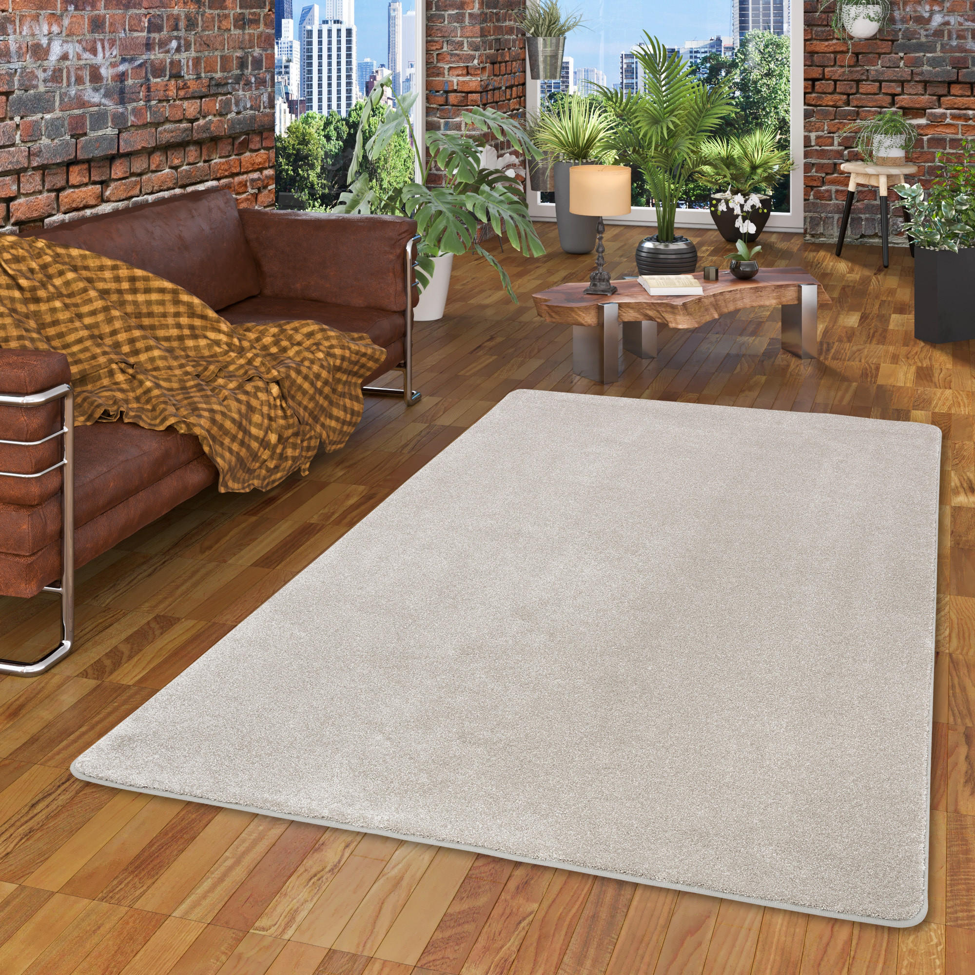 HOCHFLOR LUXUS VELOURS TEPPICH TOUCH - Silberfarben, Textil (200/250cm) - Snapstyle
