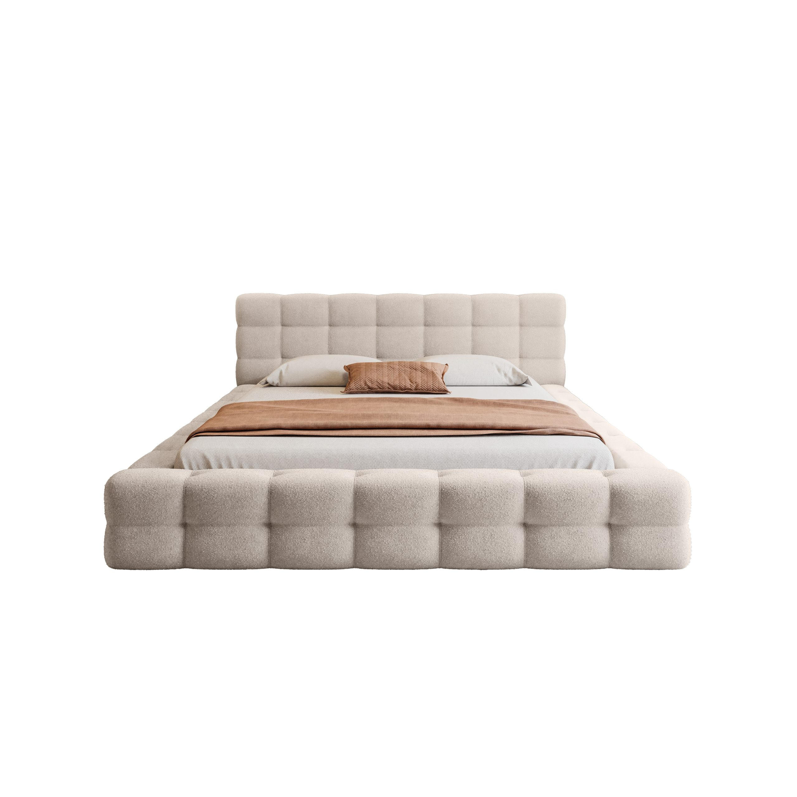Fedve Polsterbett Beige 180x200 cm