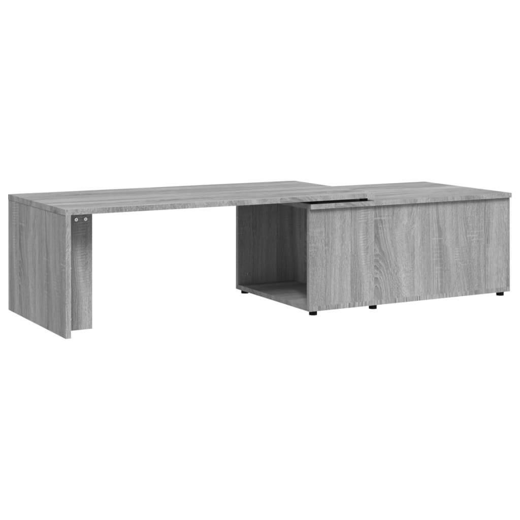 COUCHTISCH Grau Sonoma 150x50x35 cm Holzwerkstoff - Hellgrau, Holzwerkstoff (50/150/35cm) - furnicato