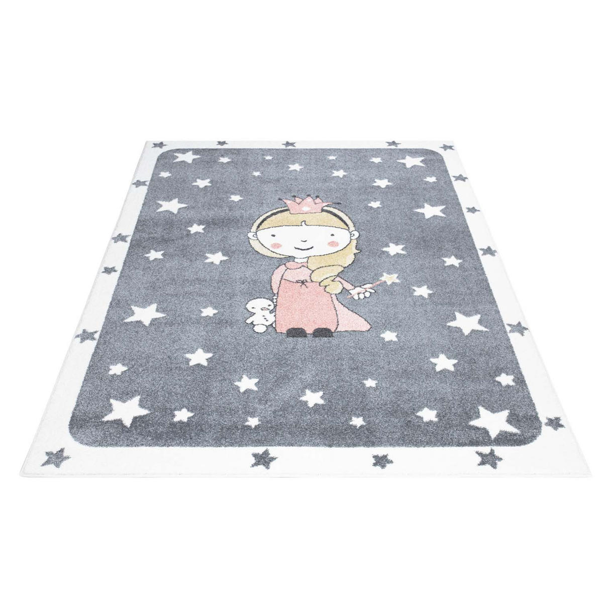 KINDERTEPPICH Anime 893 Grau 190x280 cm - Grau, Textil (190/280cm) - carpet city