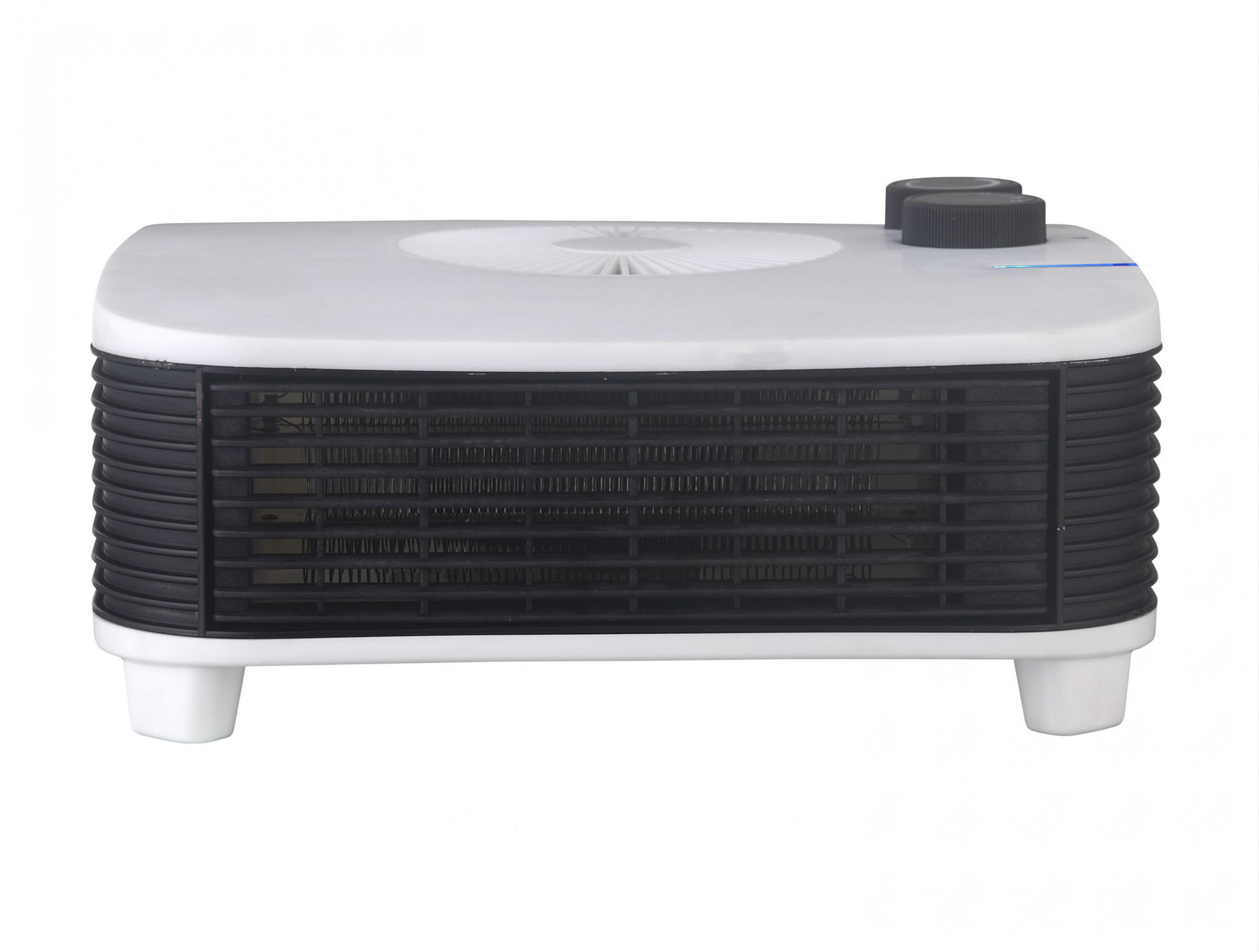 STAND-THERMOVENTILATOR Weiß mit Leistungskontrolle 2000 W - Weiß, Kunststoff (25/10/25cm) - Purline