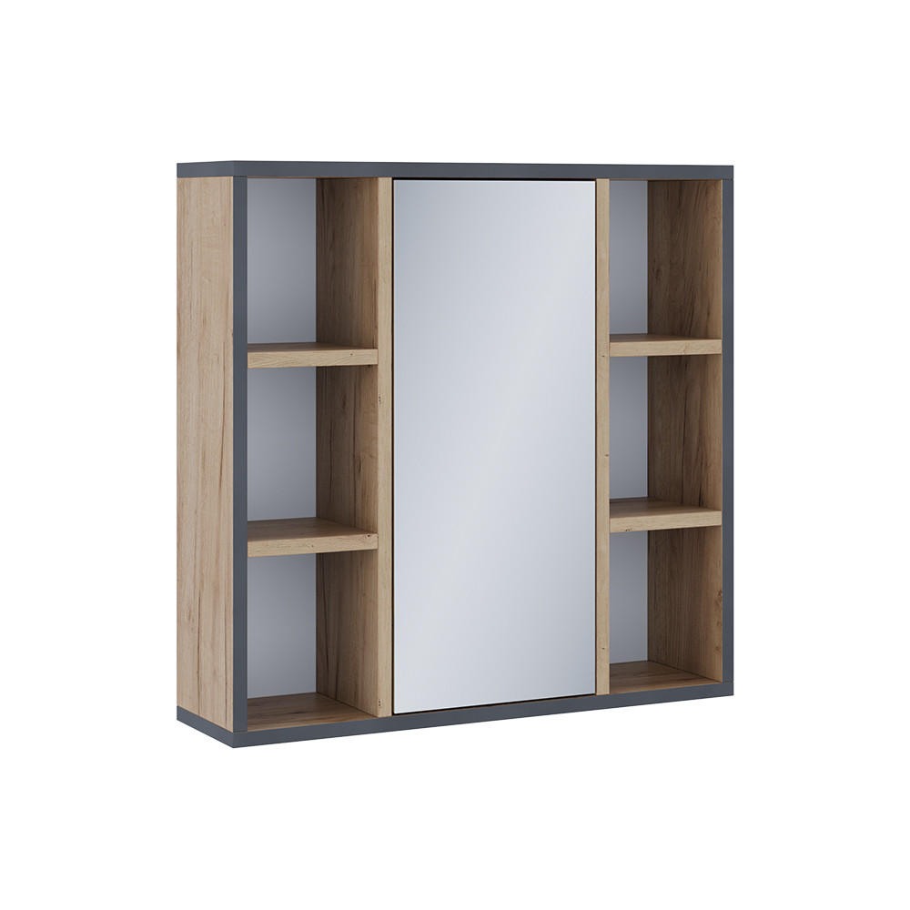 Vicco Badspiegelschrank Eiche 60x59.2x16.8 cm