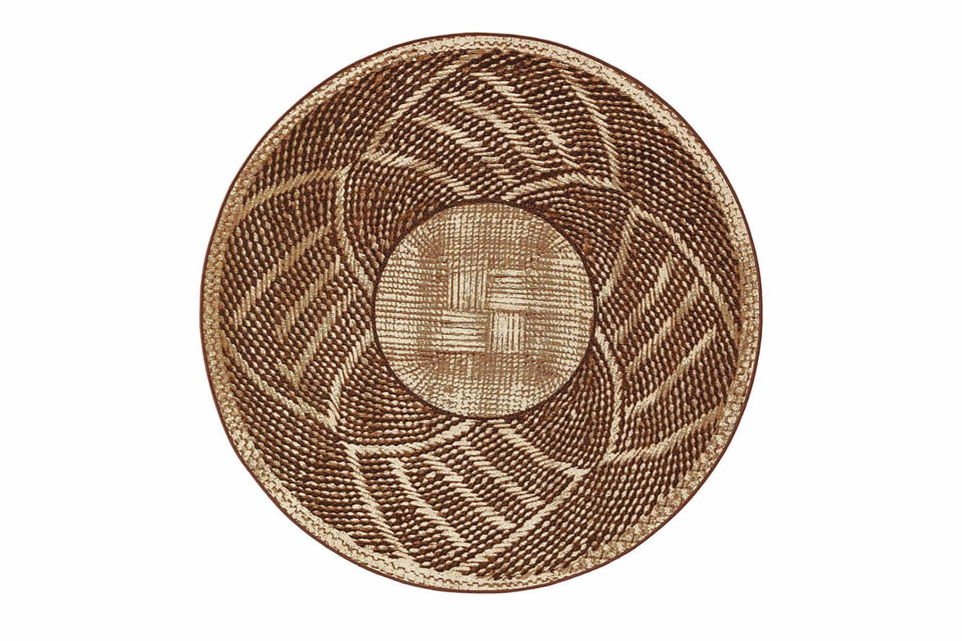 OUTDOORTEPPICH rund Artis Gold ø 160 cm rund - Goldfarben, Kunststoff/Textil (160/1cm) - KUNSTLOFT