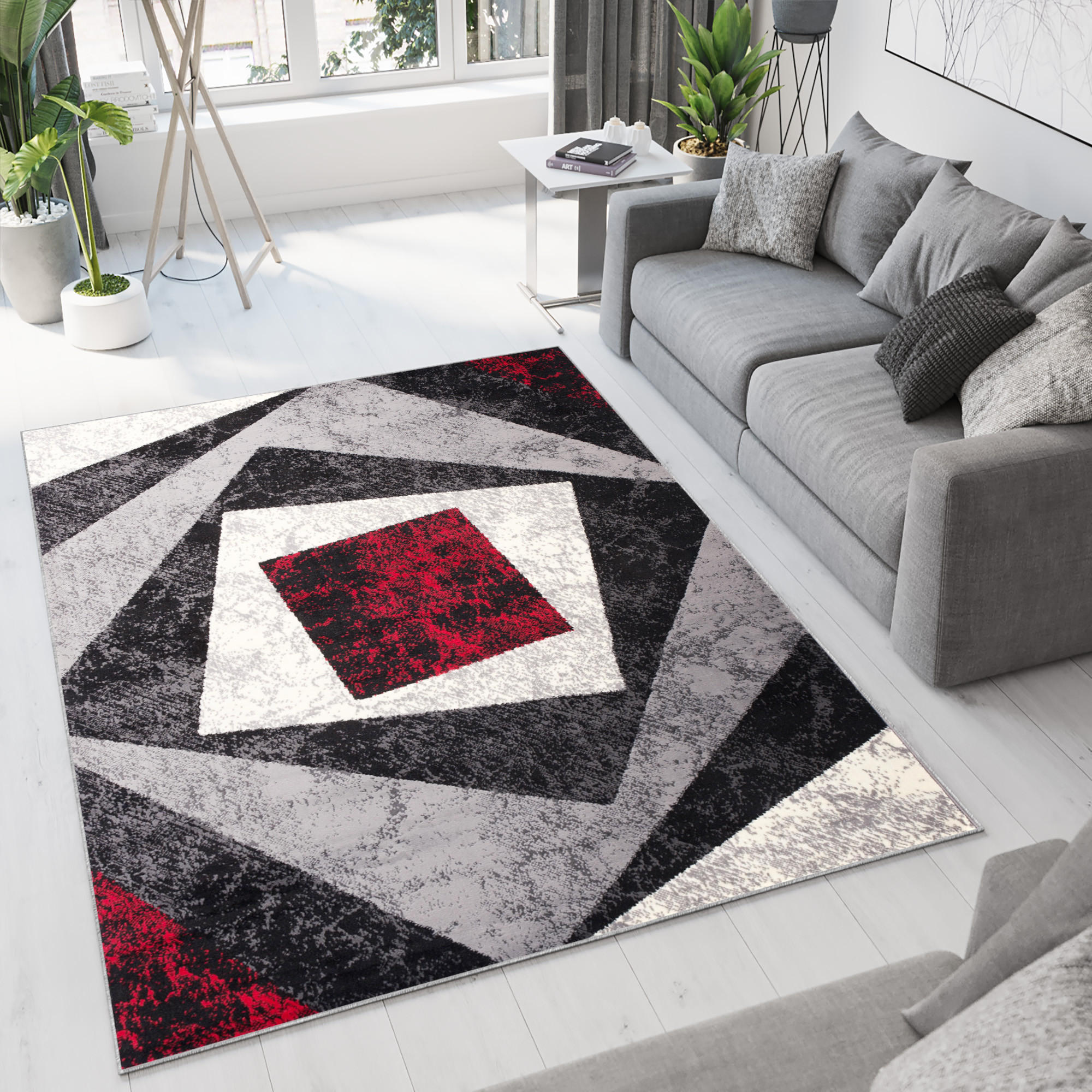 TEPPICH DREAM Rot 60/100 cm - Rot, Textil (60/100cm) - Tapiso