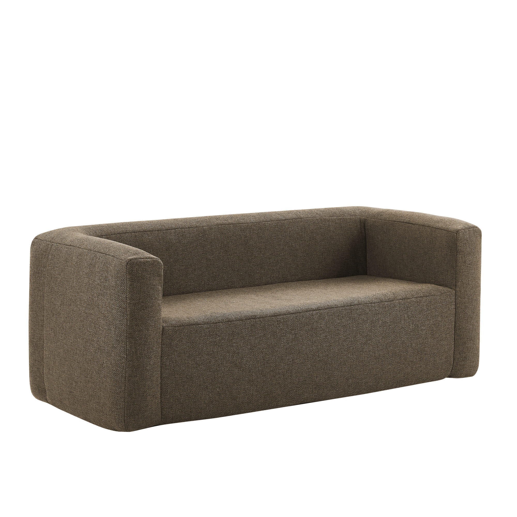 SOFA aufblasbar 2-3 Sitzer - Innen und Außen - Farbe Camel - Braun, Kunststoff (35.5/45.5/96cm) - Terracotta